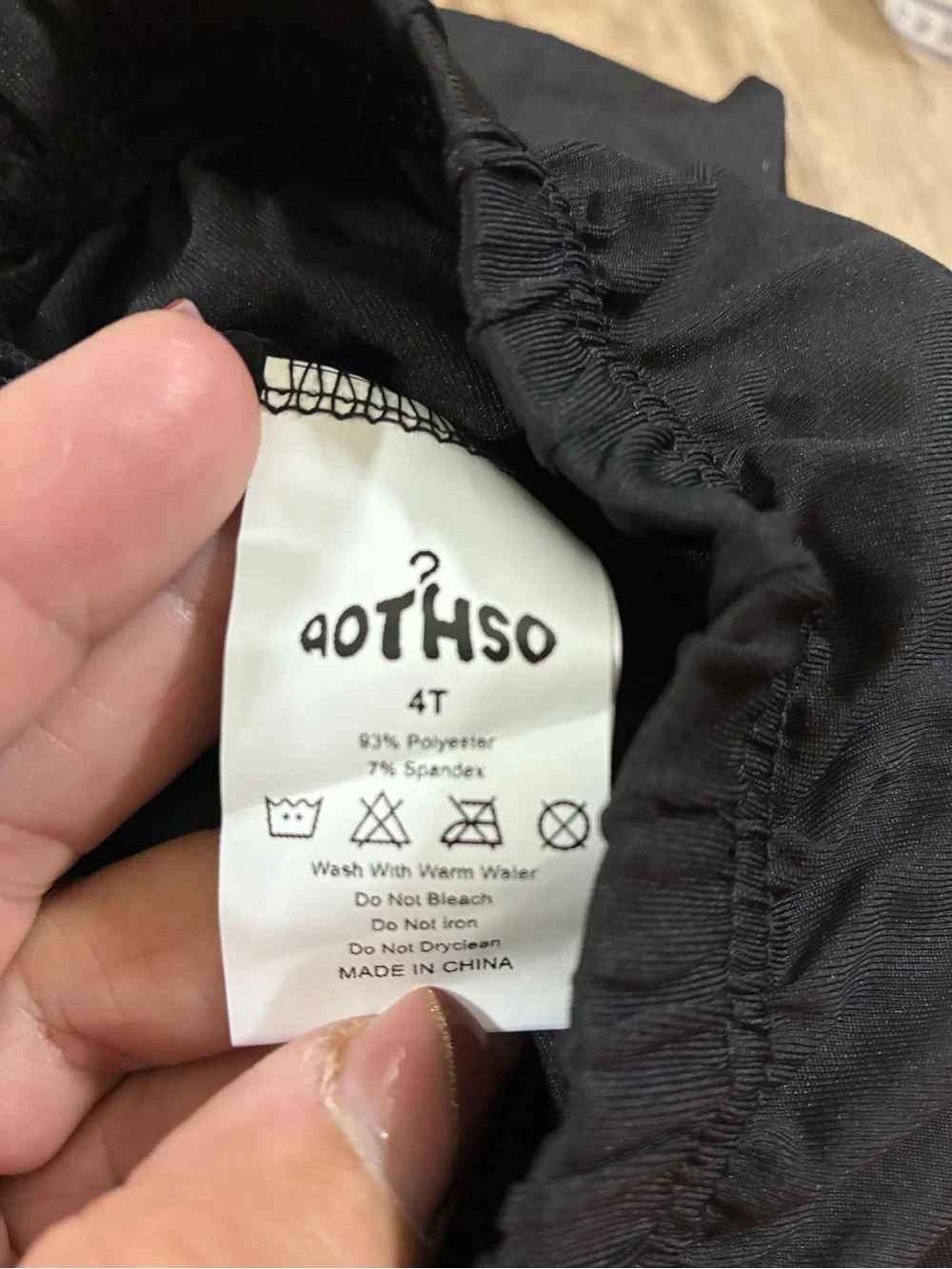 Aothso girls black